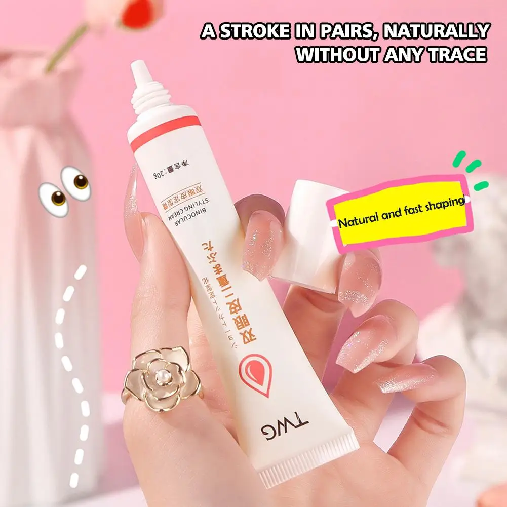 20g Double Eyelid Styling Cream Eyelid Shaping Cream Long Invisible Tool Sweat-proof Lasting Makeup Eye Natural Waterproof L0e7