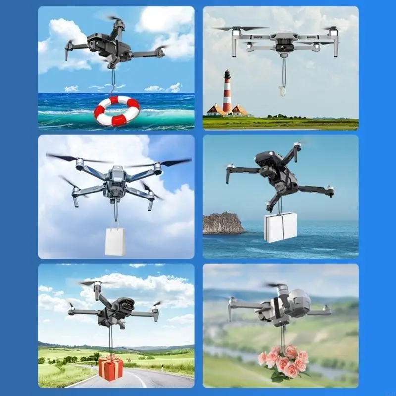 103F Quick Release Delivery Device Airdrop System with Cable & Suspension Wire for Mavic Air 2/Air 2S FIMI