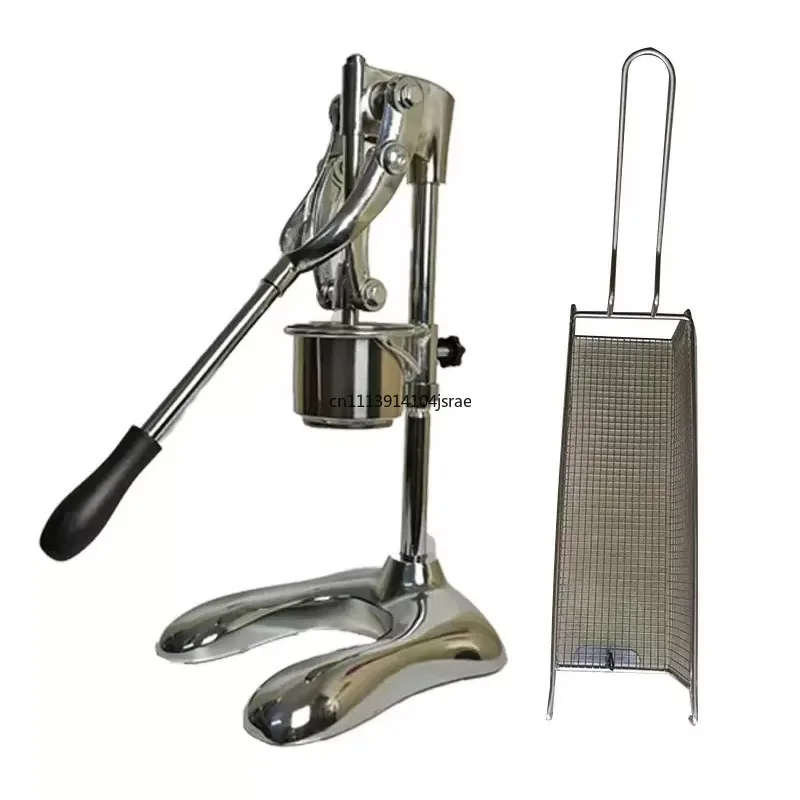 Manual French Fries Extruder Machine, Potato Finger Chip Cutter Maker, Commercial Cutting Tool for Fast Food Snack Store