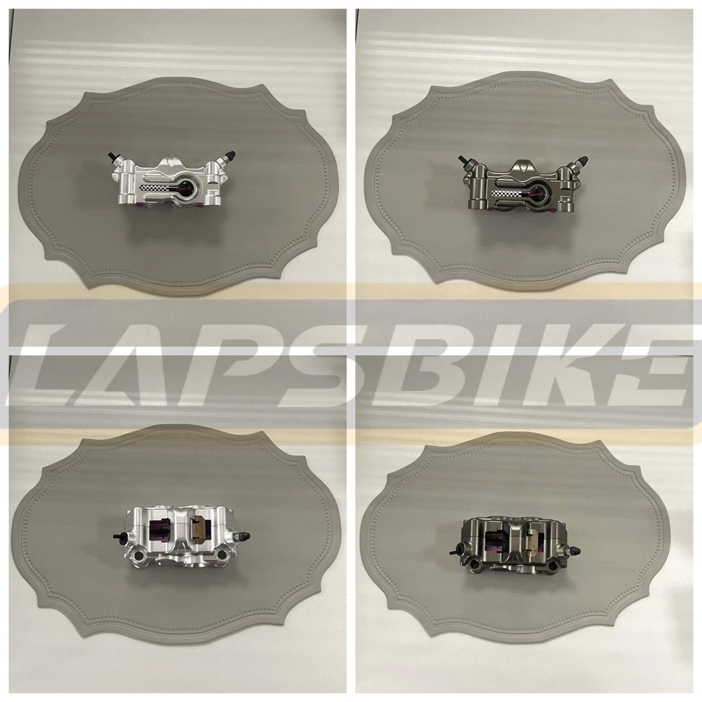 Universal Motorcycle Modified CNC 100mm Lock Point 4-piston Brake Caliper For Yamaha Honda Kawasaki Suzuki Ducati BWS RSZ Niu view 6