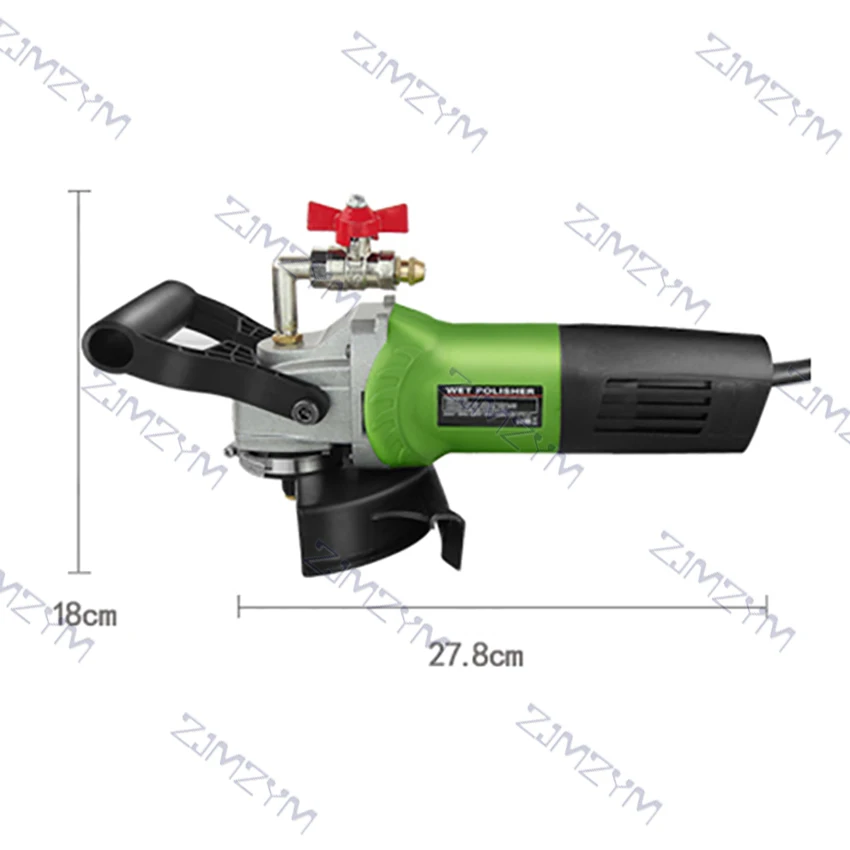 800W Hand-Held Water Injection Stone Polishing Machine Electric Wet Stone Polisher Grinder Cement Floor Marble Polishing Machine