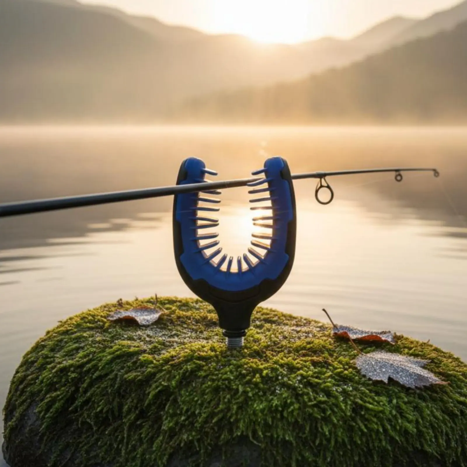 Fishing Rod Holder Head Threaded Mount Soft Rubber Rod Holder Anti-Slip for Fishermen