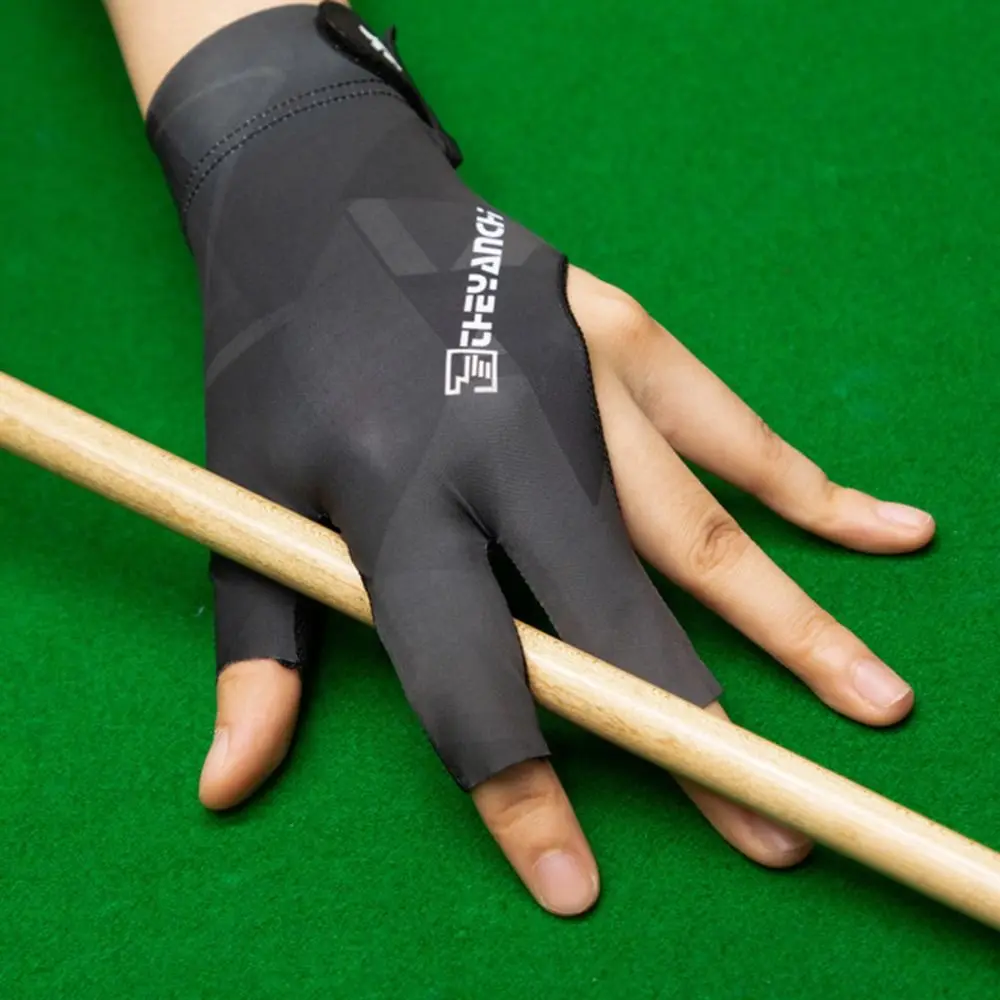 Бильярдные перчатки для левой и правой руки, нескользящие дышащие тренировочные перчатки для бильярда, эластичные перчатки для снукера, бильярда