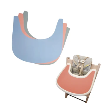 Trip Trap 유아용 하이체어 트레이 매트, 실리콘 유아용 플레이스매트 