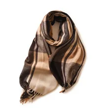 Szalik zimowy dla kobiet Pashmina Shawl Wraps Cashmere Feel Warm Fashion Blanket Scarves