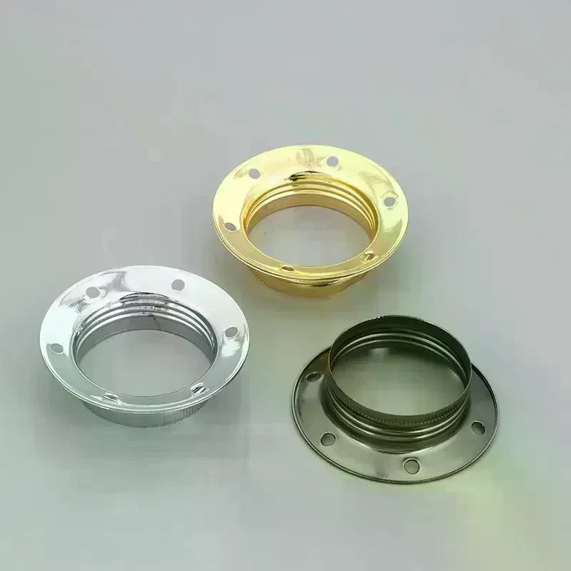E27 E26 Vintage Lamp Holder Ring DIY Industrial Pendant Light Bulb Base With Ring Retro Screw Socket Fitting Adapter