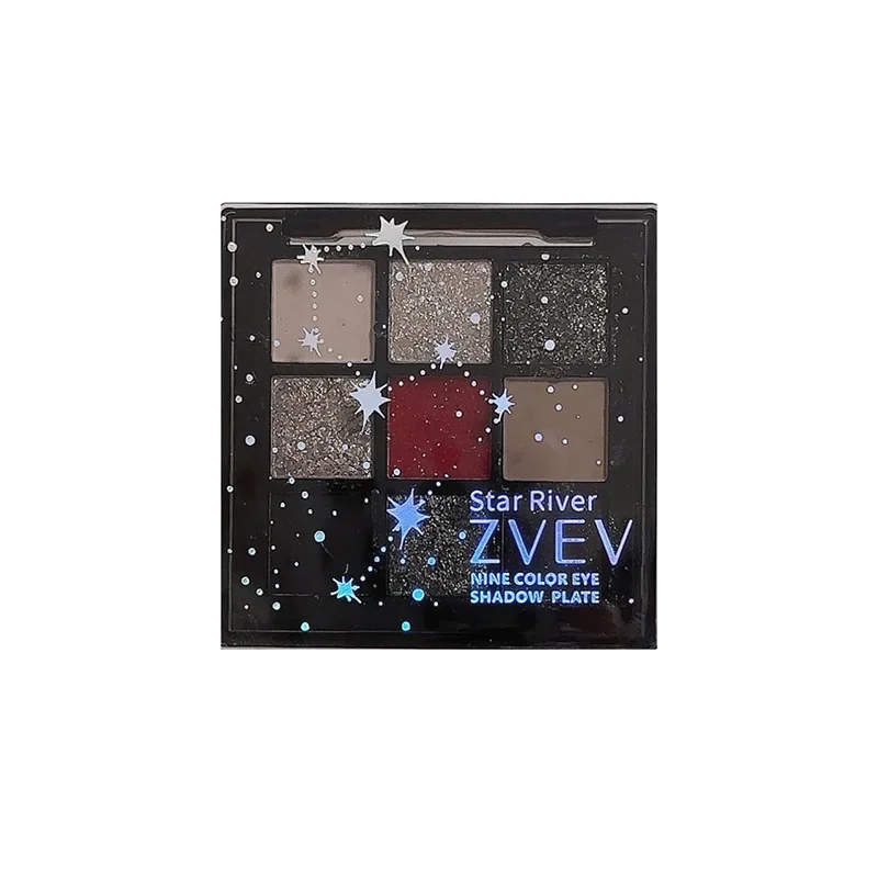 ZVEV Sweet Cool Rose Small Smoke Nine Colors Eyeshadow Palette Gel Pop Matte Pearlescent Cool Babes Contrast Eye Shadow Makeups