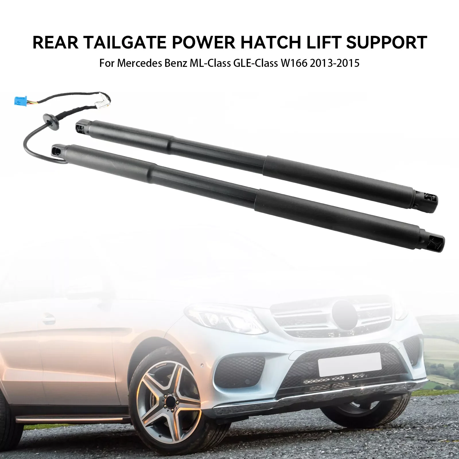

2PCS TAILGATE DOOR Shock Support 1668901130 1668900000 for Mercedes-Benz W166 2013-2015 A1668900000 A1668901130