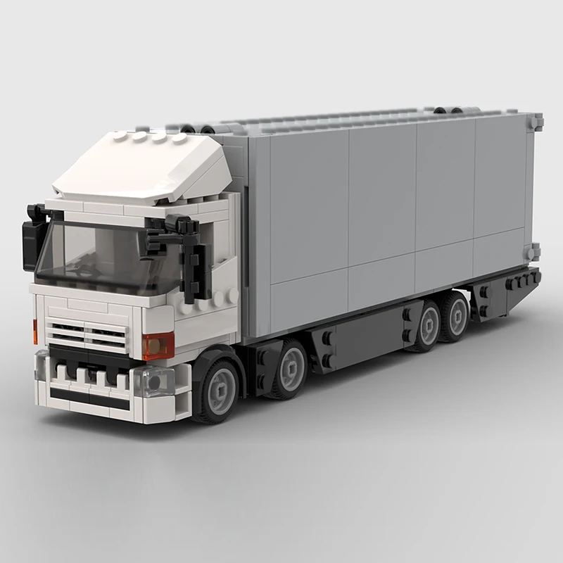 Modelo de carro de corrida de velocidade moc tijolos de construção fusão asa van caminhão tecnologia modular crianças presentes do feriado montar brinquedos terno