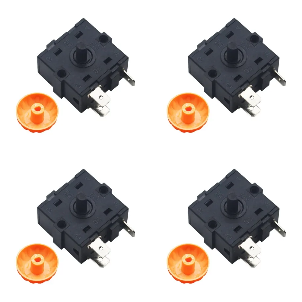 Rotary Switch 2pcs for Iron and Steam Machine Applications with 2 Pin 3 Pin Design and 8 10 12 Step Adjustment