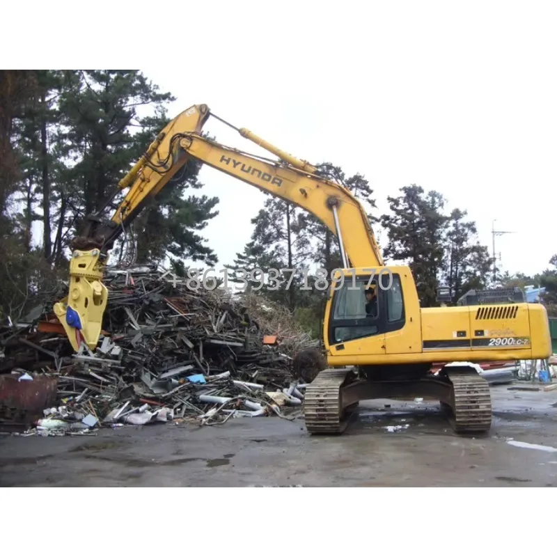 China Factory Price High Quality Excavator Single Cylinder Scrap Steel Shear Imported Cutter Shear Hydraulic Concrete Crusher