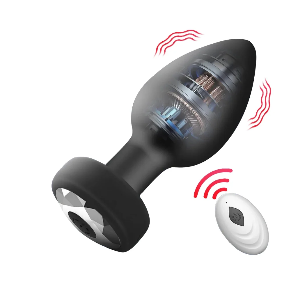 Anal Vibrator Butt Plug Wireless Remote Male Prostate Massager gay Female Vagina Masturbator for Adult Sex Toys