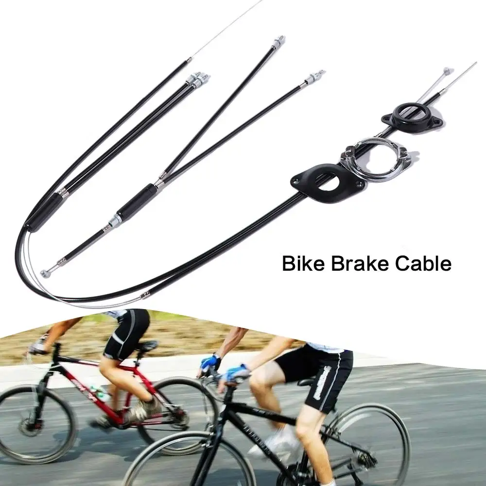 with Spinner Rotor BMX Bike Brake Cable Front Rear Stainless Steel Gyro Brake Cables Professional Standard Sturdy