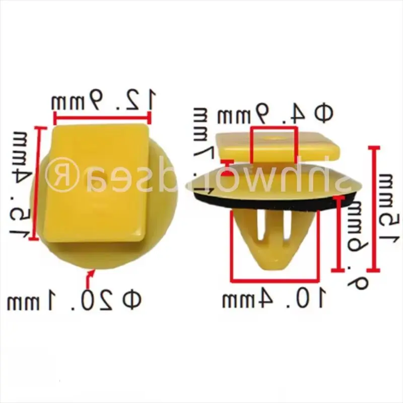 100/1000PCS for hyundai kia 861792V010 86179-2V010 10MM Auto Plastic Fastener CLIP quality Front A-pillar exterior panel