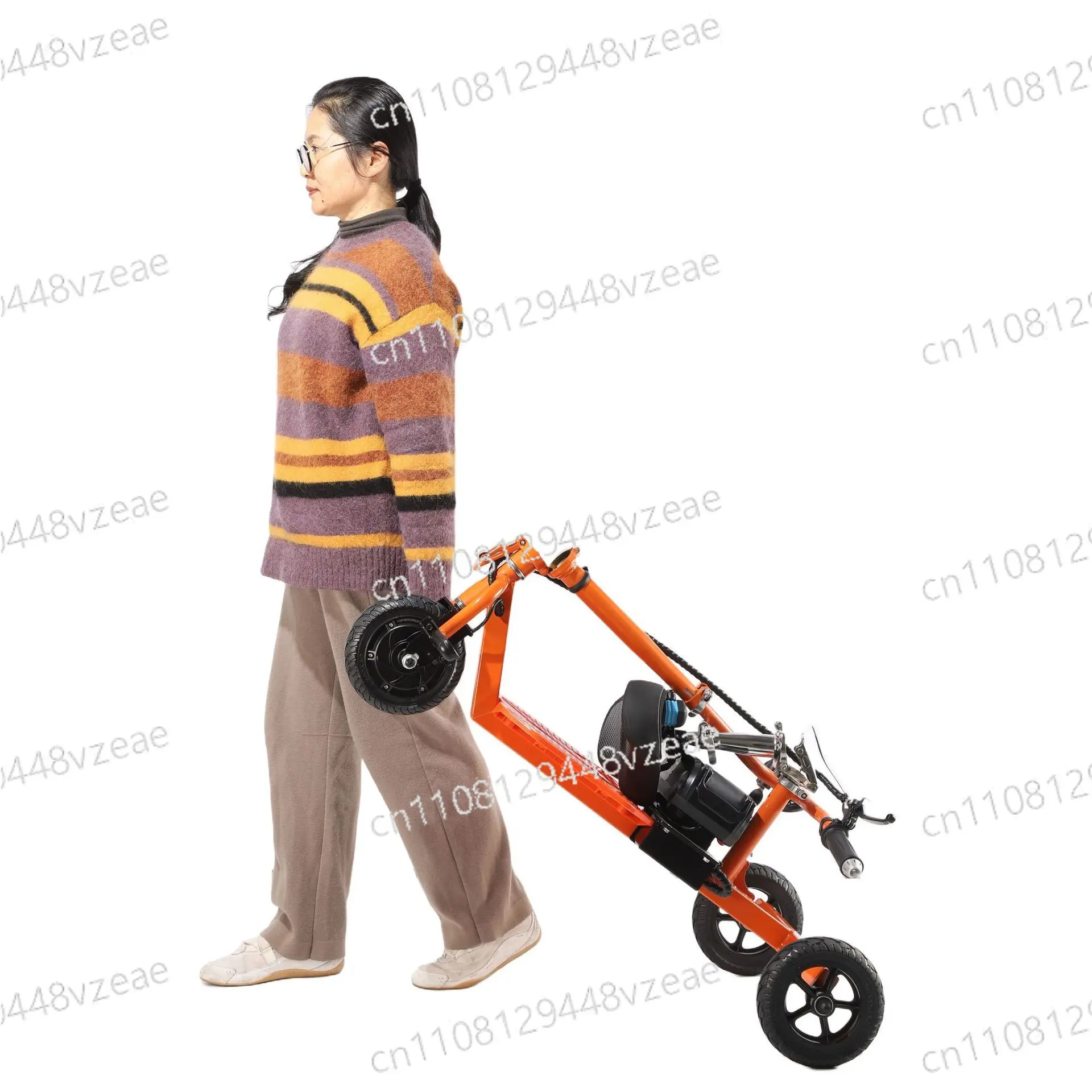 Electric Tricycle Family Elderly Shopping Scooter Foldable Storage Battery Car