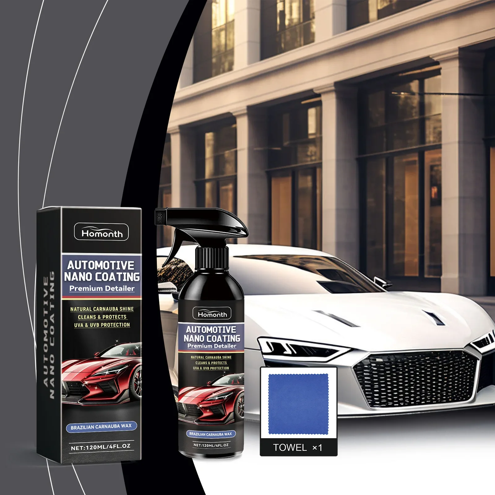 

Car Coating Restorer Multi-Functional - Hydrophobic Waxing Prevents Oxidation Scratches Stains Enhances Shine Paint Protection