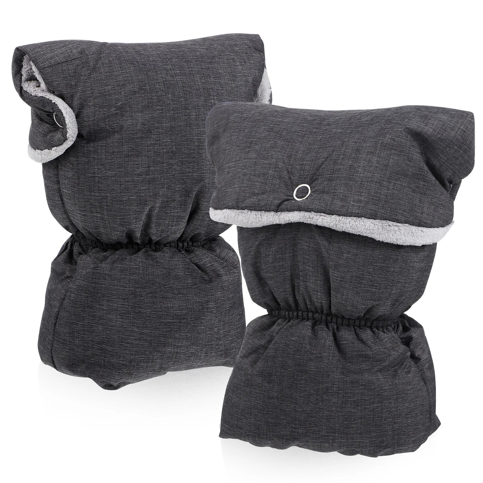 Guantes para cochecito de bebé, manguitos de mano de lana de 3 capas para el calor del invierno, protección anticongelante, accesorios para cochecito, 1 par