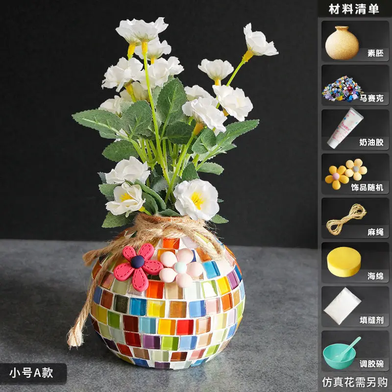 Handmade DIY Material Package for Vase Making Creative and Educational Gift for Parent-child Activities