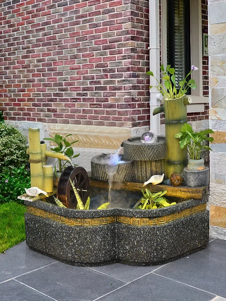 Flowing Water Ornaments Courtyard Office Rockery Fish Pond Landscape Indoor Entrance Balcony Landscape Outdoor