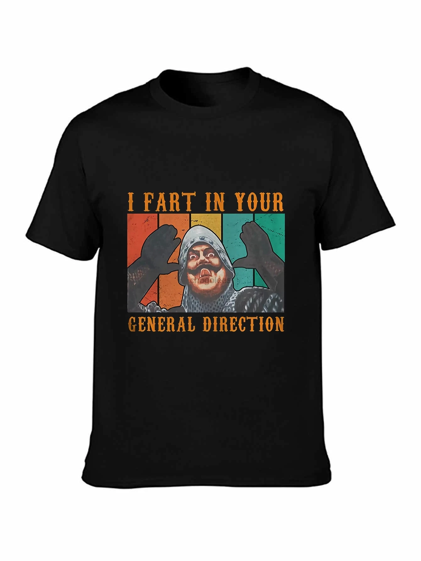 قميص I Fart in Your General Direction French Guard Monty Python and The Holy Grails للرجال والنساء والشباب بأكمام طويلة #1