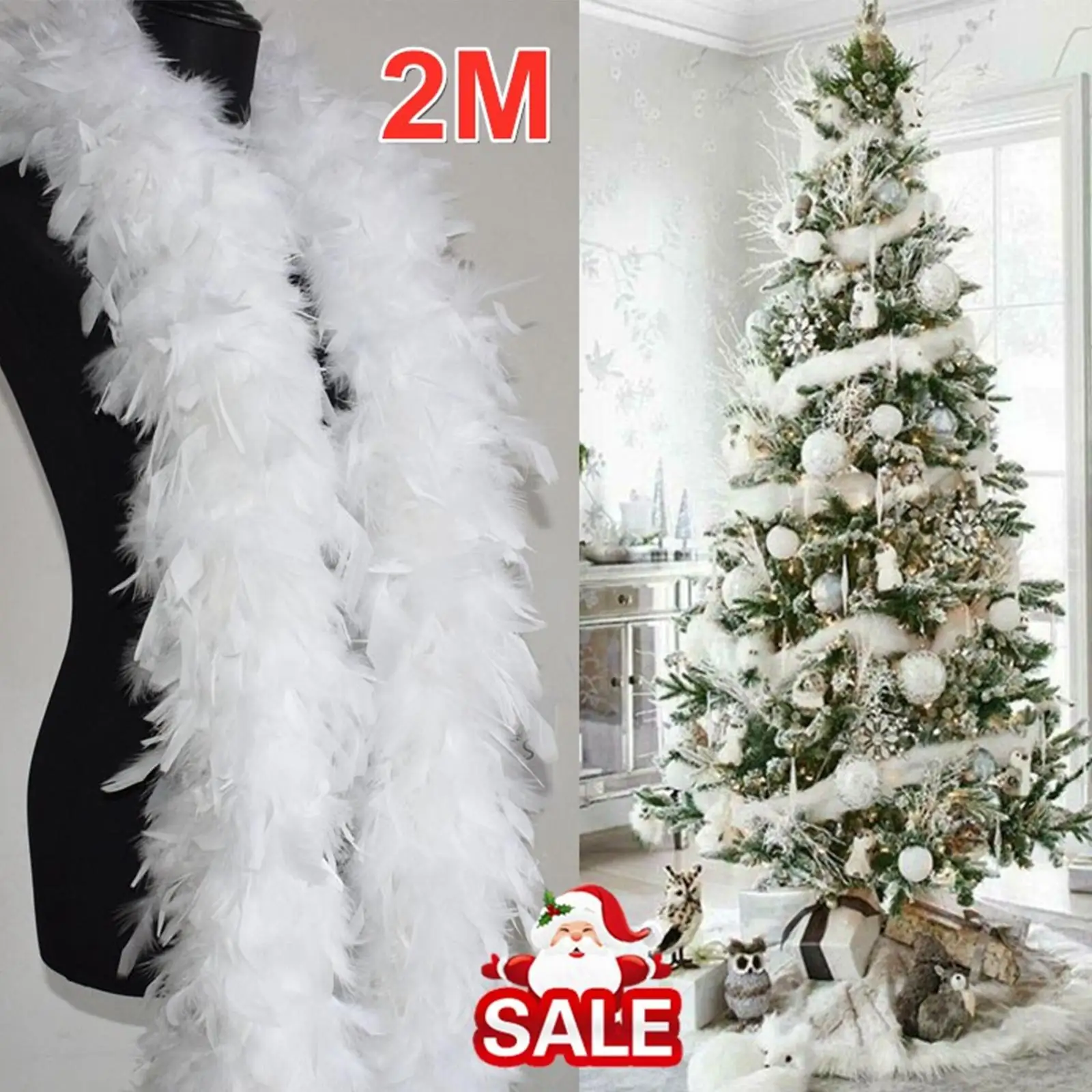 2M Feather Boa Chri…