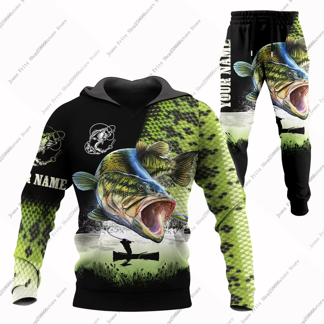 Beautiful Fly Fishing 3D Printed Men Hoodies/Tracksuit Fashion Autumn Winter Kids Clothing Suit Casual Long Sleeve Jogging Suits