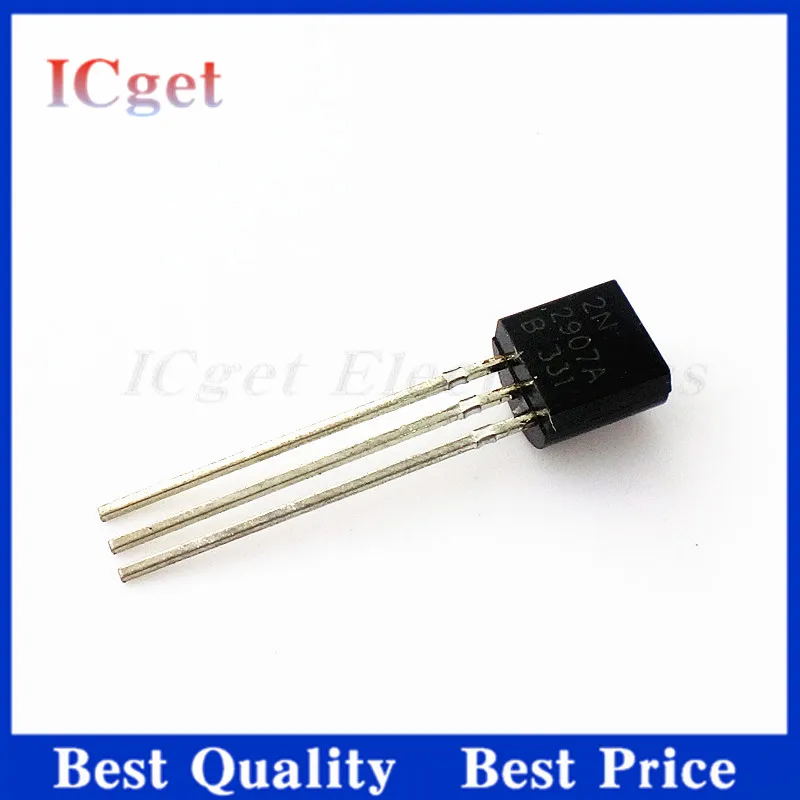 50PCS TO-92 Pack Triode Transistor Chip 2N2907A 2N2907 2N7000 2N5089 2N5401 2N5551 MMBT5401 MMBT5551 for Electronics Projects
