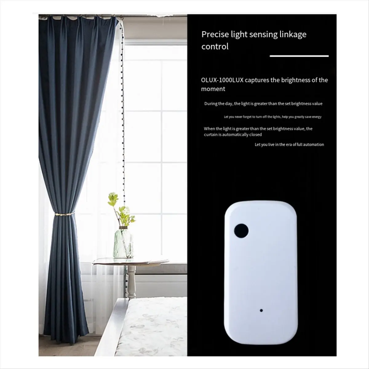 A48U Tuya ZigBee Light Sensor Illumination Sensor Smart Life APP Scenes Linkage Control Smart Switch Bulb Brightness Detector