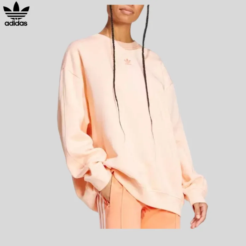 adidas Gradient Print Hood Pullover Cyber Y2K Trend Light Thin Seasonal SweatshirtJD1534 1PCS