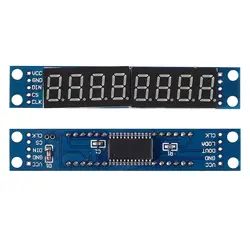 8-Digit 7 Segment MAX7219 Digital Segment Module, Seven Section 8 Bit LED Display Tube for MCU/51/AVR/STM32 for Raspberry Pi ESP