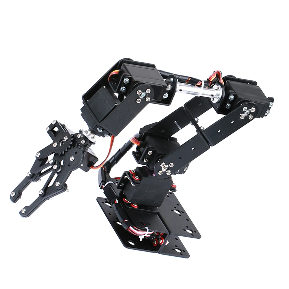 6 DOF Programming Robot Arm DIY Programming Robot Kit with Open Source Code and Tutorial MG996R Robotic Arm Kit