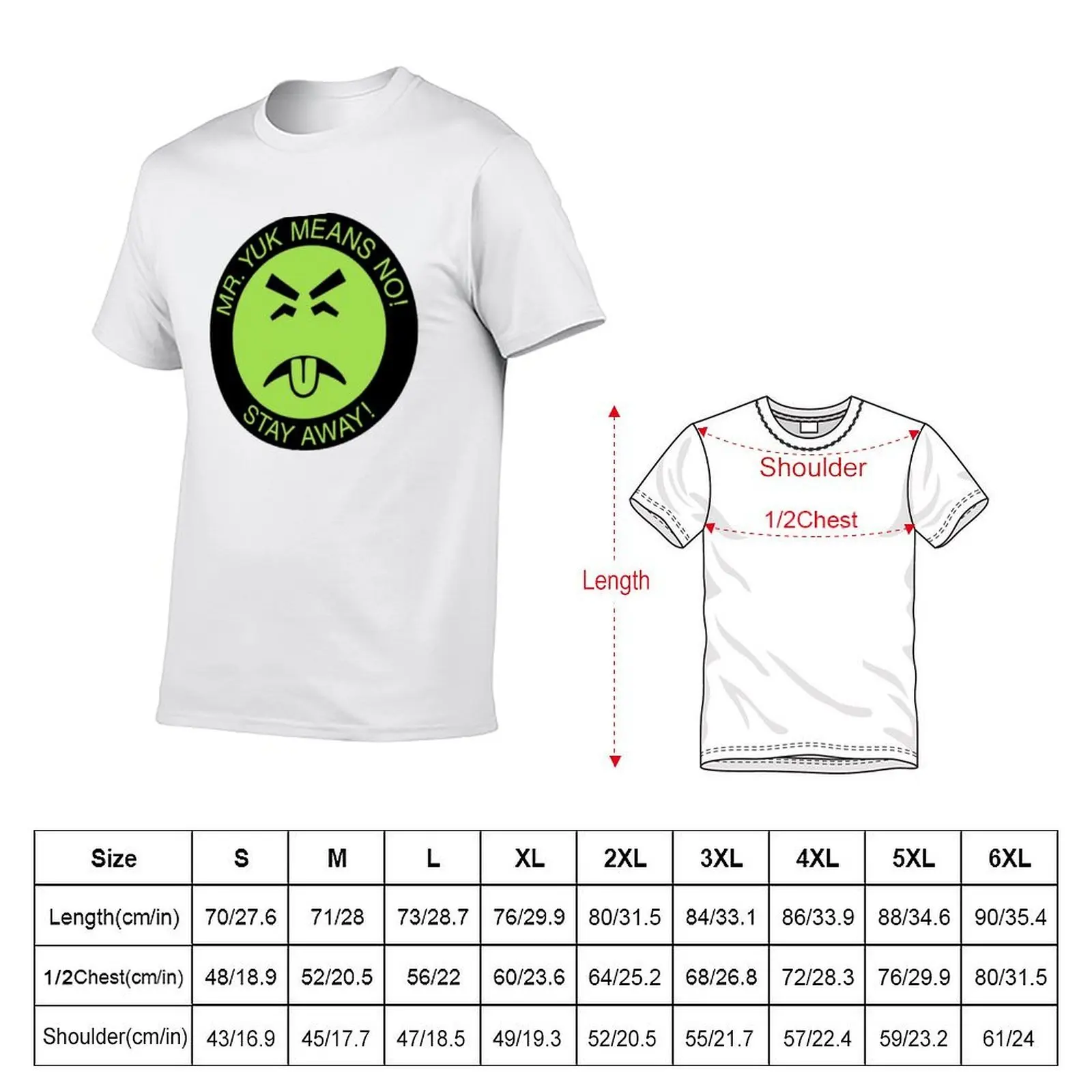 mr yuk T-Shirt t shirts designer man t shirt cotton high quality T-Shirt