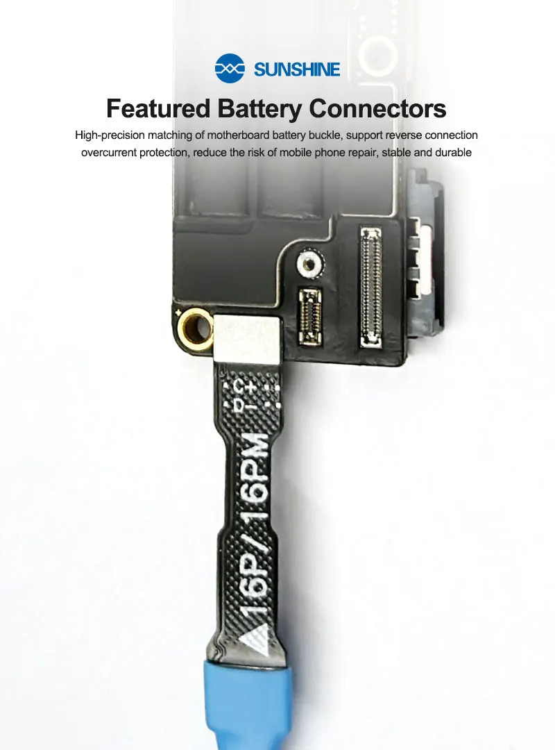 كابل SUNSHINE SS-905 SE Apple Power مناسب لسلك IP6G-16PM عالي المرونة FPC المضاد للانحناء