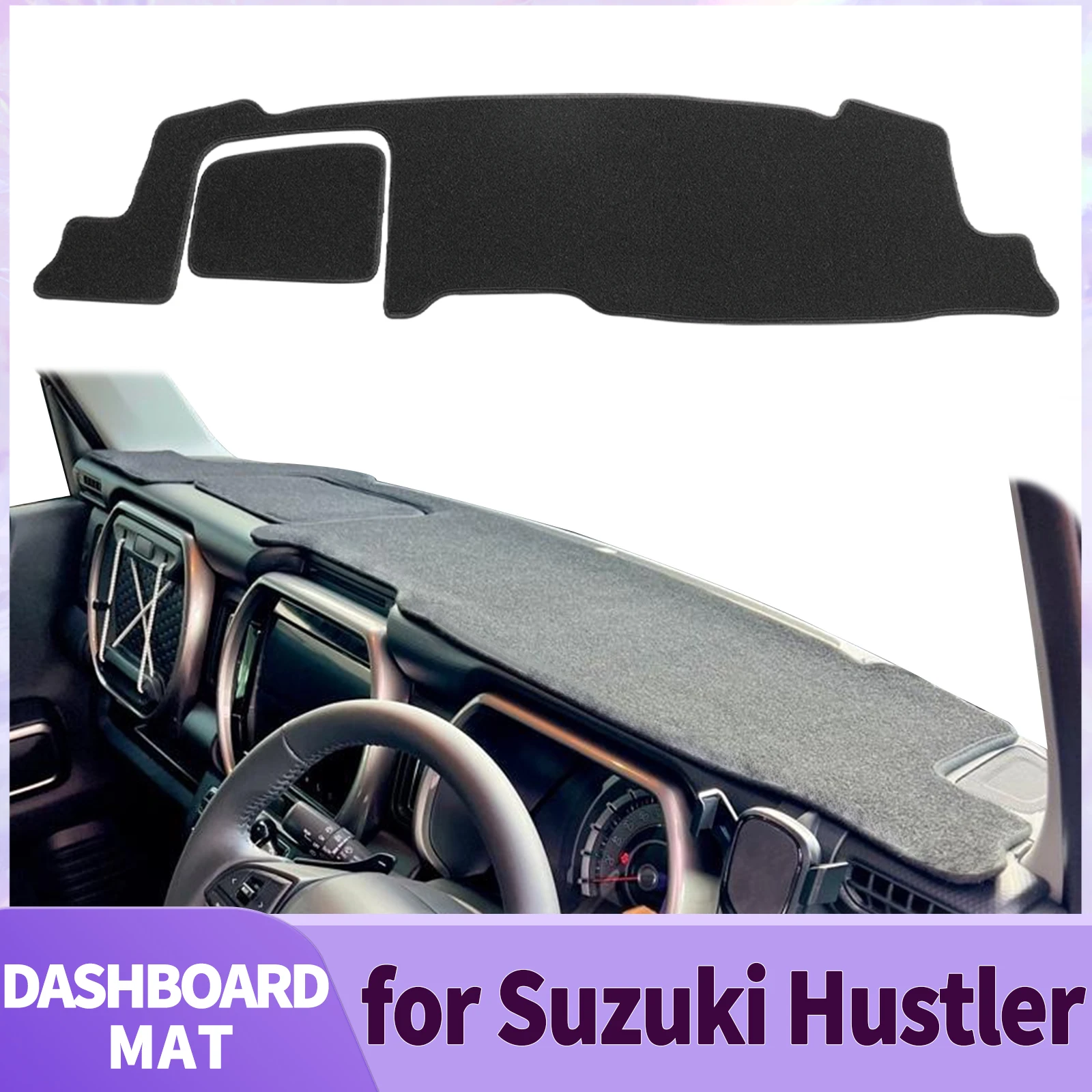 

fit for Suzuki Hustler MR31 MR52 MR92 RHD Car Accessories Dashmat Dashboard Cover Pad DashMat Sunshade Protective Carpet