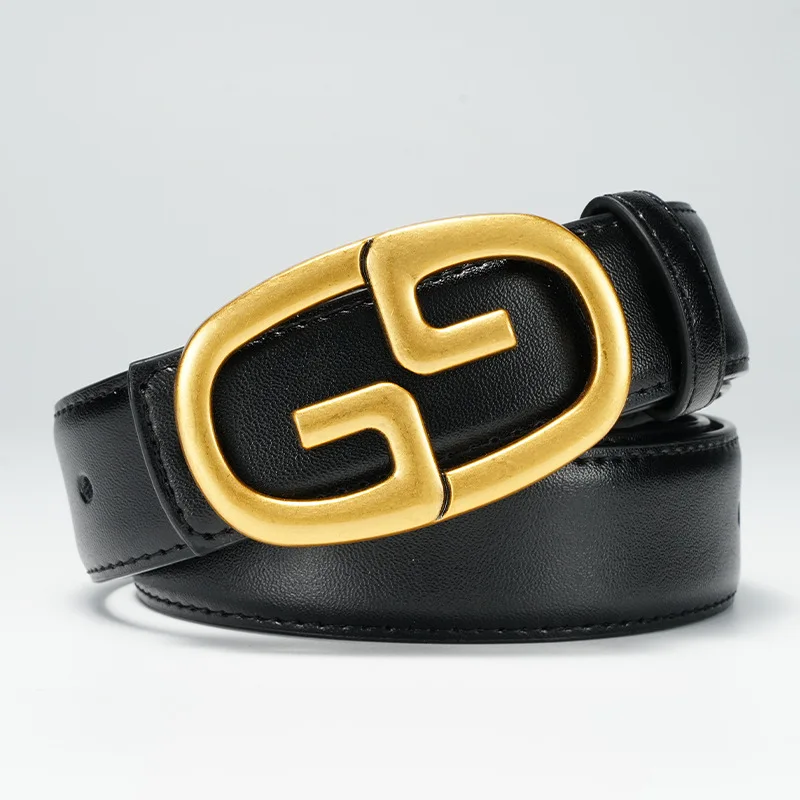 

Belt Ladies Smooth Buckle Fashion Versatile Thin Belt Dress Decorative Skirt Versatile Women's Pants Luxury Belt