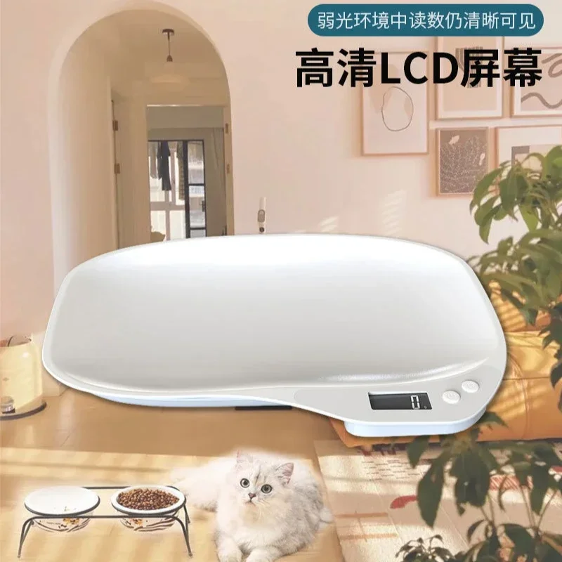 Baking Kitchen Electronic Scale Pet Weigher Animal Cat Dog Scale 15kg Household Cute Pet Weight image 2
