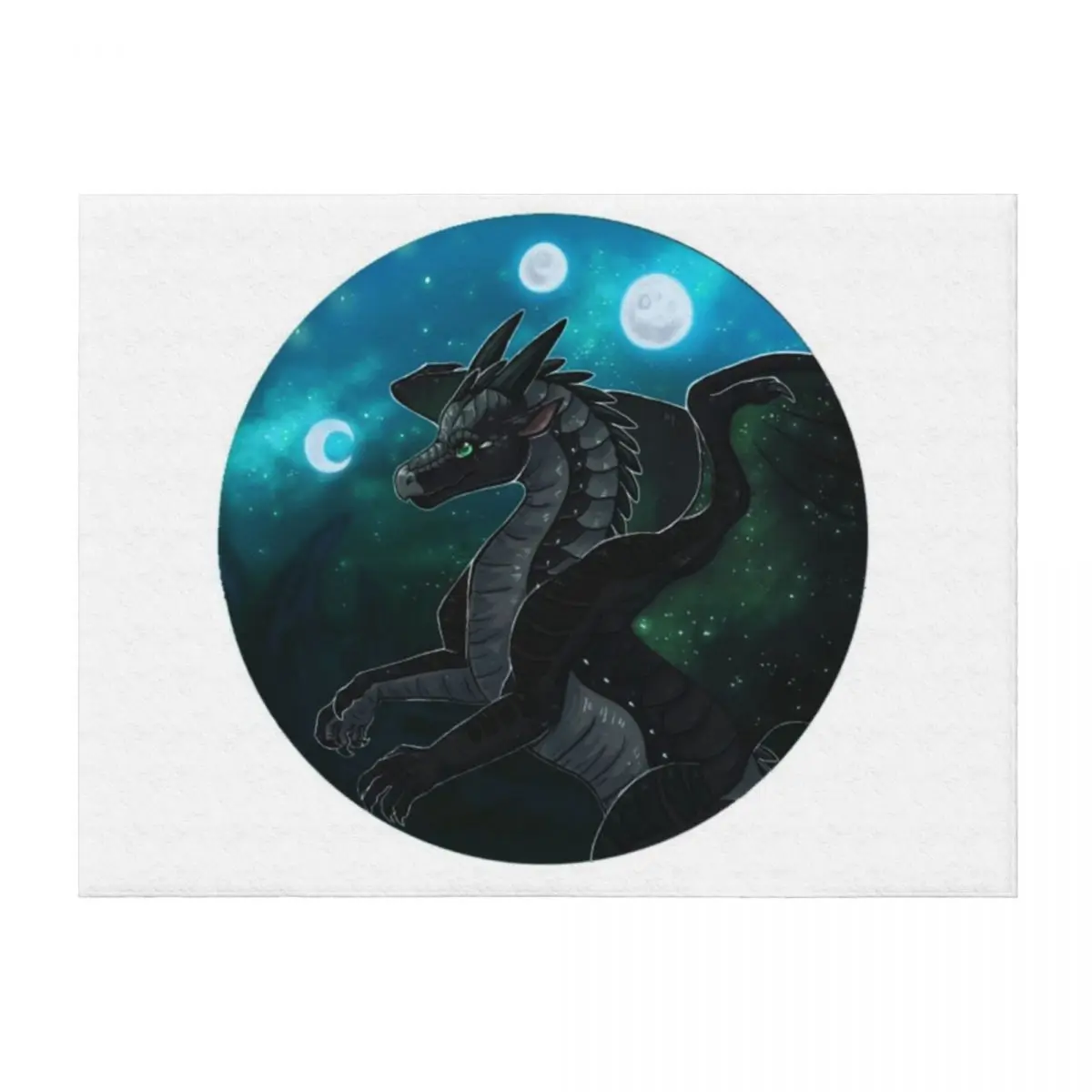 

Wings of Fire - Moonwatcher Throw Blanket for winter Decoratives Luxury Thicken Blankets