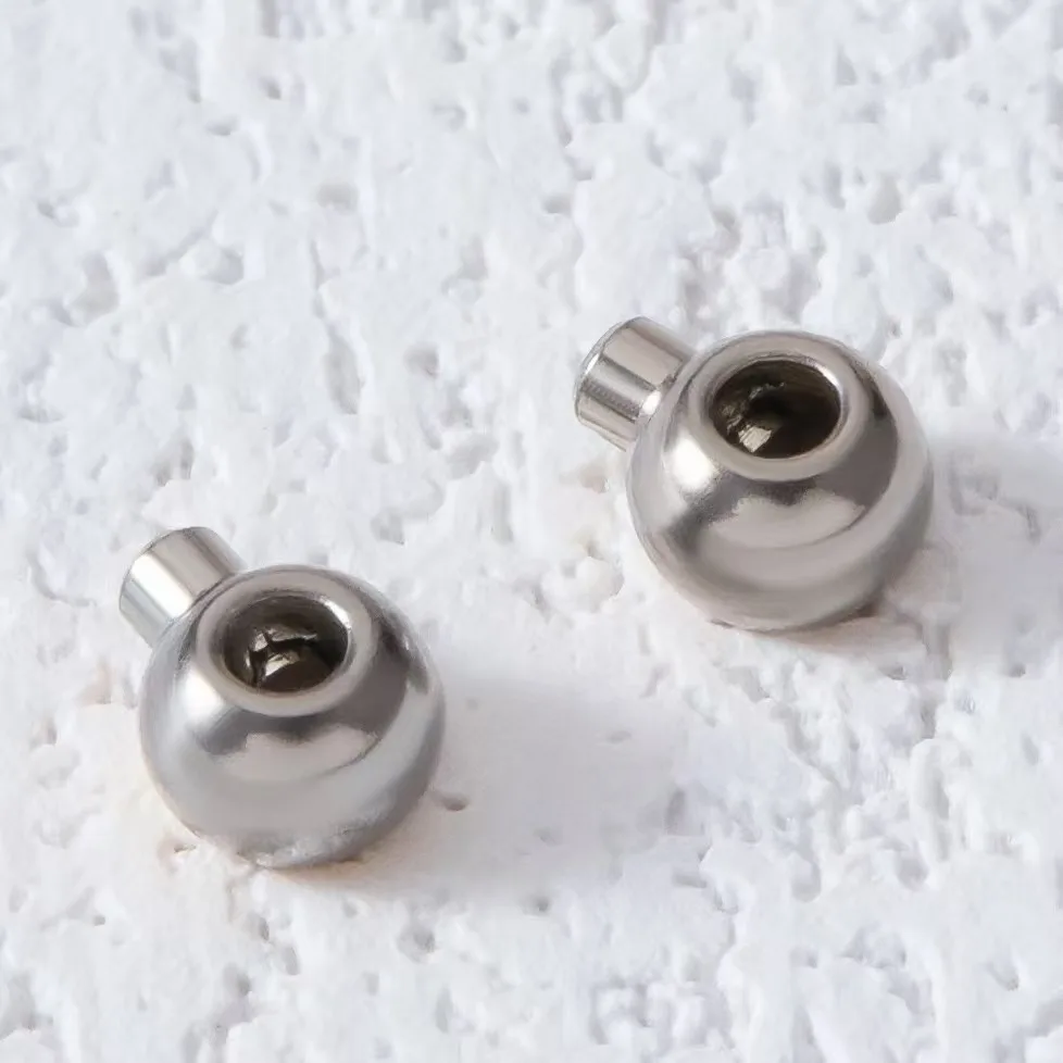 5 Stück vergoldete Edelstahl-Positionierungsverschlüsse, Stopperperlen, Crimp-Endperlen, Draht-Rondelle-Perlen für DIY-Armband-Schmuckherstellung – Detail 14