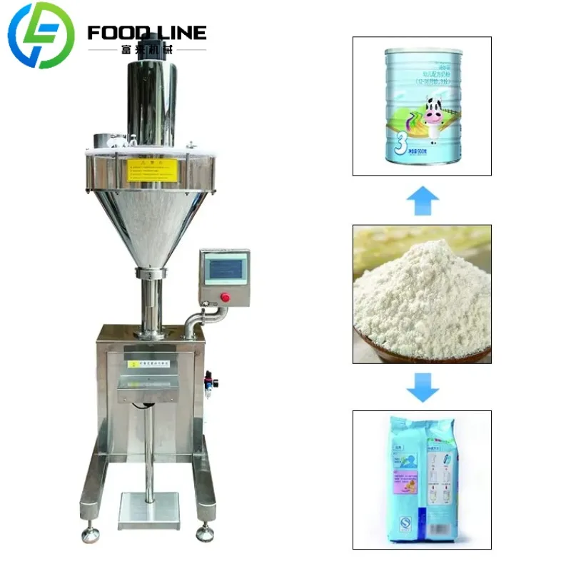 Factory's Infant Milk Powder Nutrition Filling Machines Single Head Equipment for Efficient Infants' Nutrition Filling