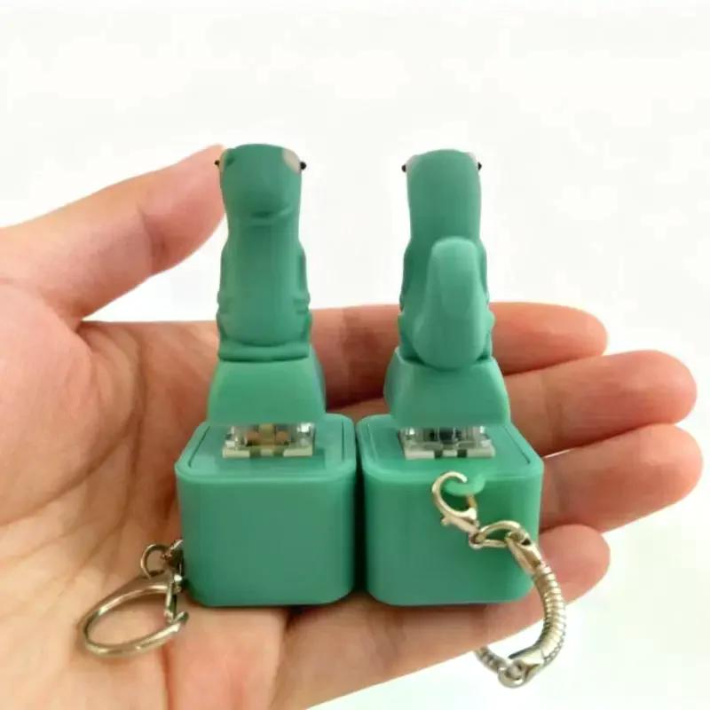 ثعبان زر الصوت المفاتيح مع أضواء ملونة قابلة للشحن الحيوان لوحة المفاتيح تململ الفرس الإجهاد الإغاثة شنقا حلية #4