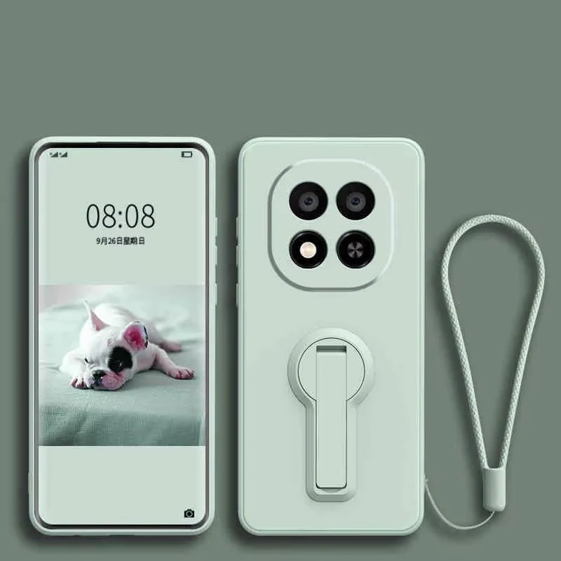 Luxus Flüssigkeit Silikon Versteckte Klapp Halterung Ständer Telefon Fall Für XiaoMi 13T 14T 15 Redmi 13C 4G Hinweis 12 13 14 Pro Plus Abdeckung – Detail 6