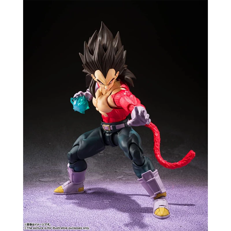 Bandai Dragon Ball S.H.Figuarts Dragon Ball GT Vegeta IV Super Saiyan 4 Child Gift Toy Movable Model Figure