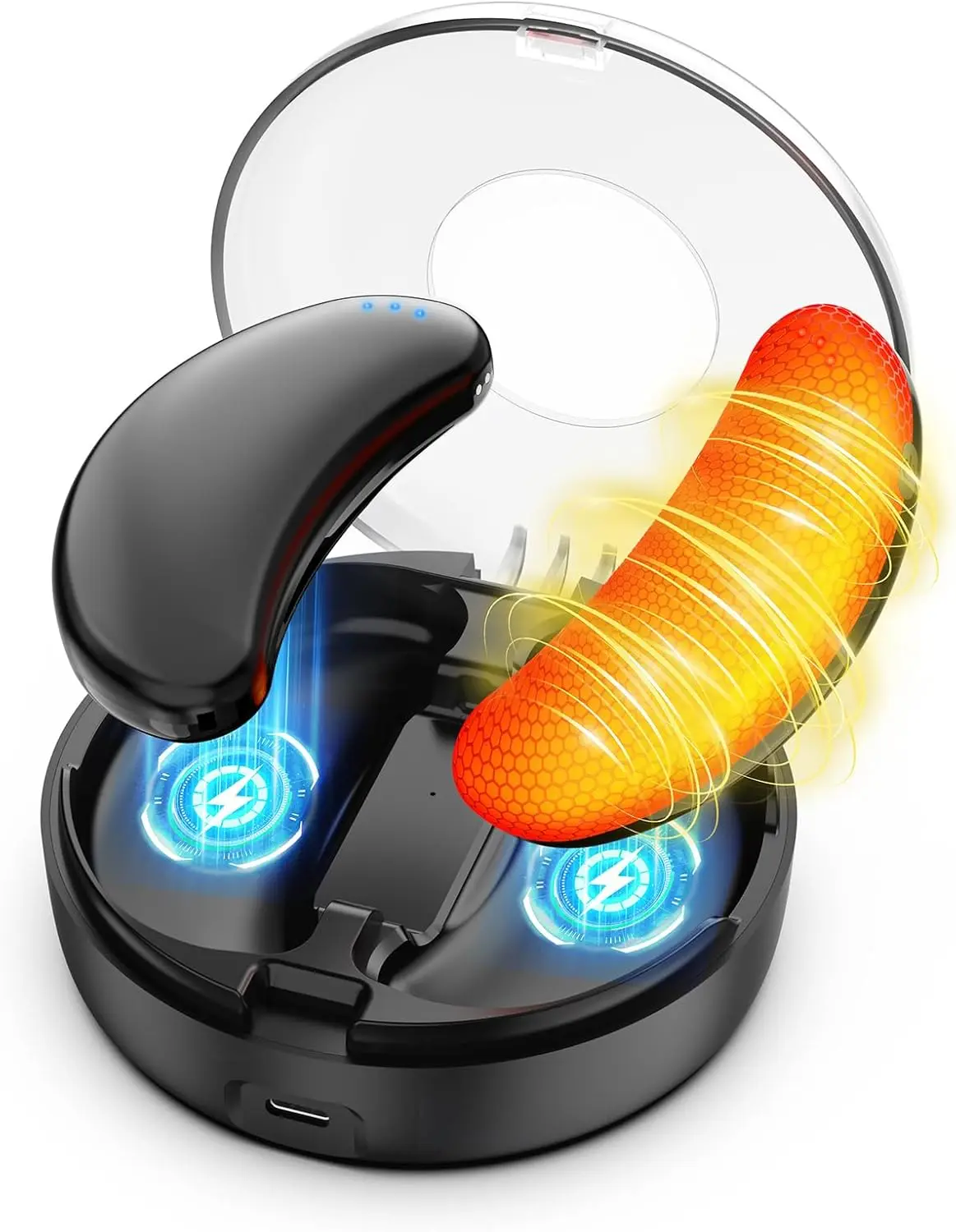 

Rechargeable Hand Warmers, 2-Pack 10000mAh, 60H Heat, 3 Settings, Fast Heating Up to 131°F, for Christmas, Outdoor, Hunting, Cam