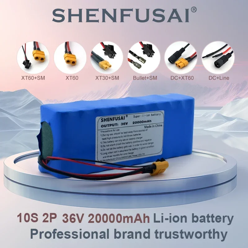 

New original 10S2P20000mAh36V lithium-ion battery pack for scooter batteries