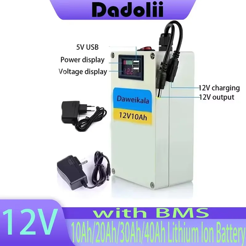 12V 10Ah-40Ah Li-Io…