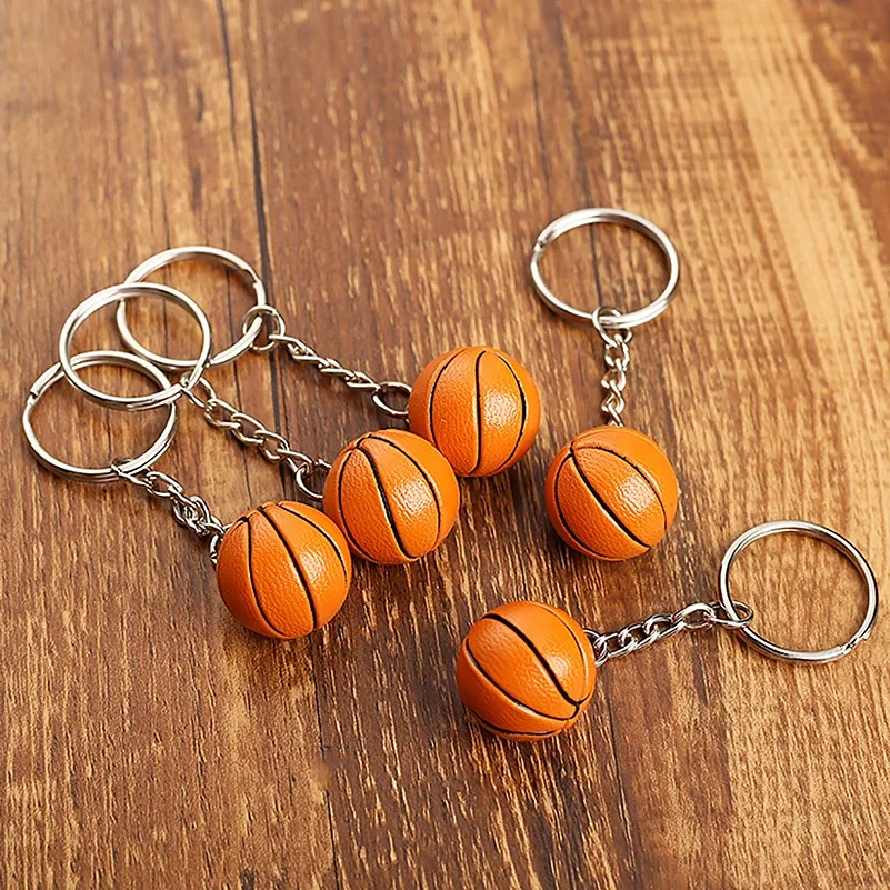 Basketball Soccer Keychain New Fashion Sports Keyring Car Pendant for Favorite Sportsman's Gift Boyfriend Birthday Jewelry view 2