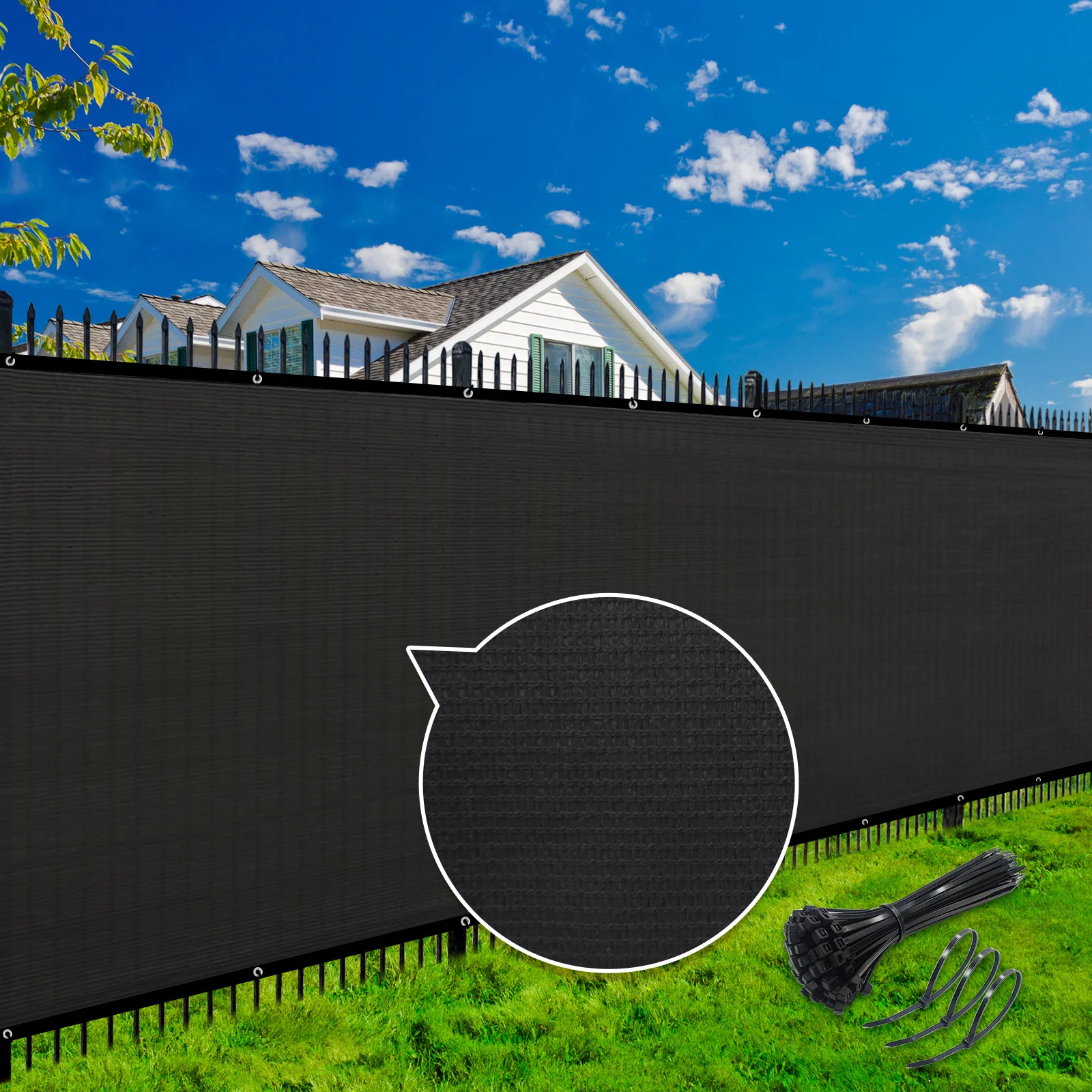 

Corner-Reinforced Sunshade Net - It Focuses on Reinforcing the Four Corners and Edge Structures, and Is Equipped with Durable Co [Likely Incomplete Sentence, Needs Context for Full Meaning]