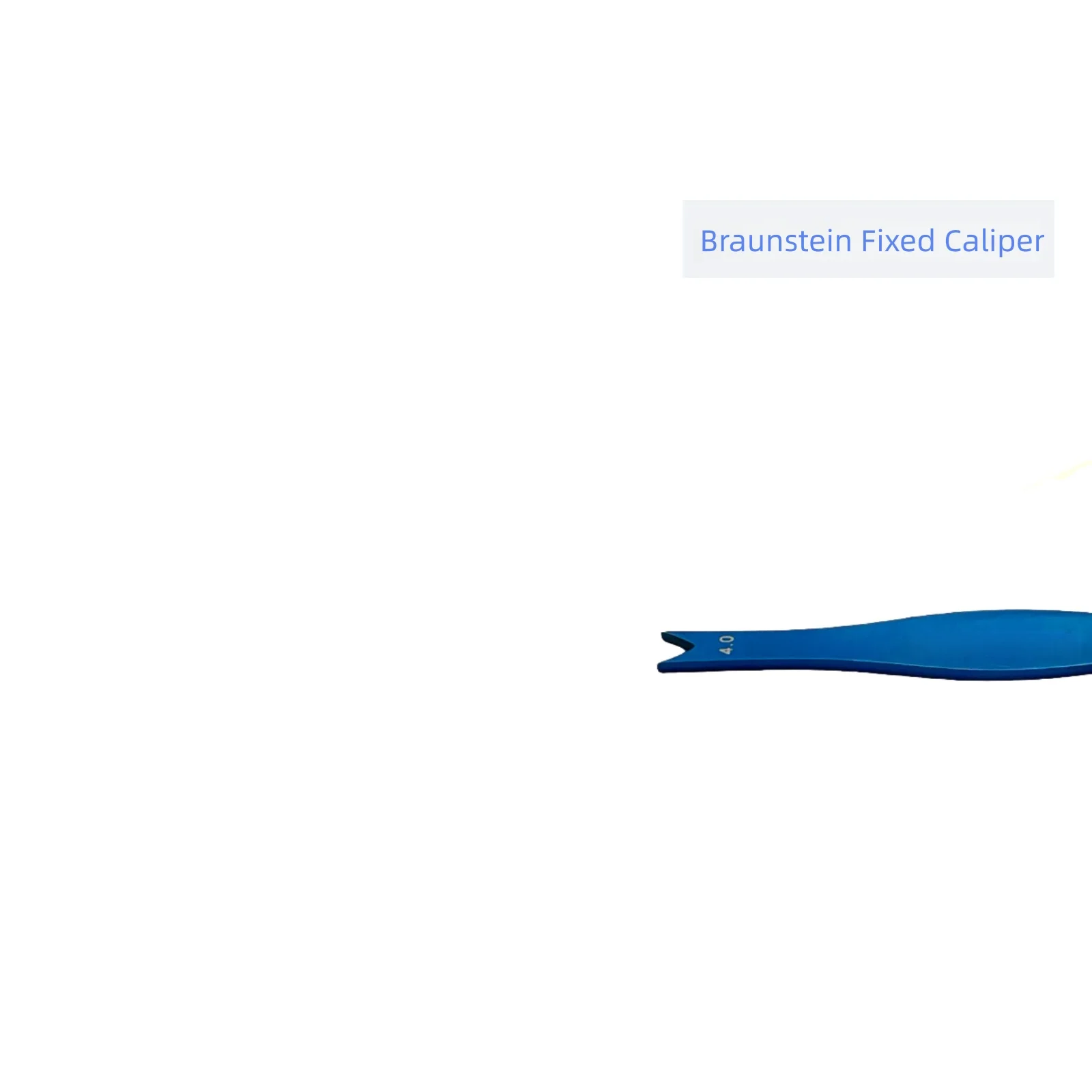 Braunstein Fixed Caliper Ophthalmic Titanium Surgical Measuring Instrument Eye Surgery Tool