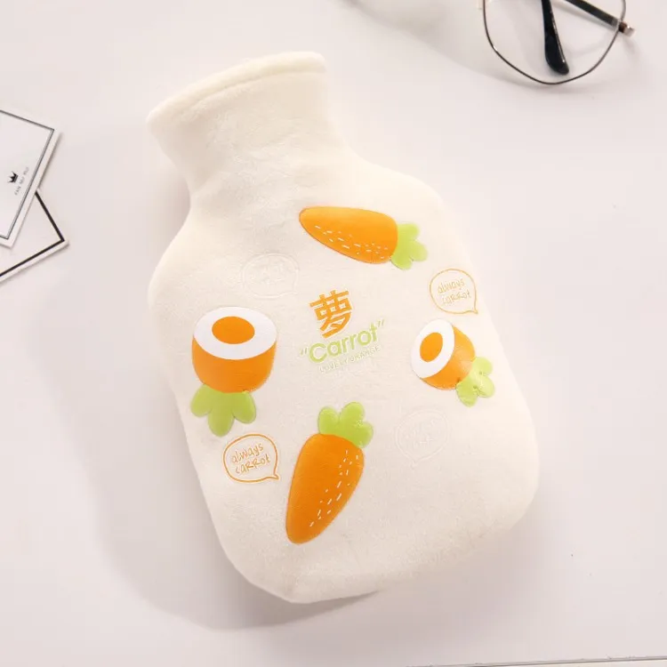 Mini Hot Water Bottle for Kids and Adults - Portable 350ml PVC Water Bag for Warmth and Comfort, Explosion-Proof