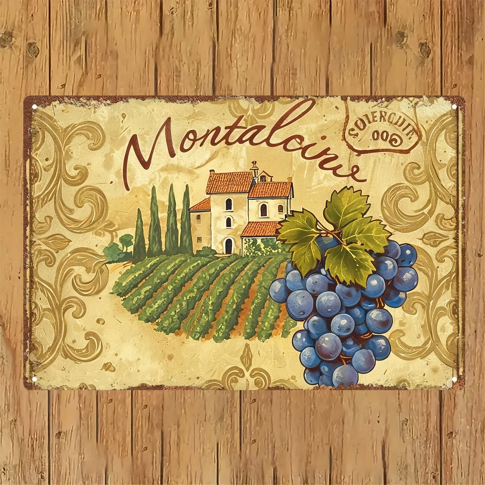 

1pc Traditional Metal Iron Art Sign, 20x30cm/8x12inch, Wall Decor, Multipurpose, No Electricity Needed